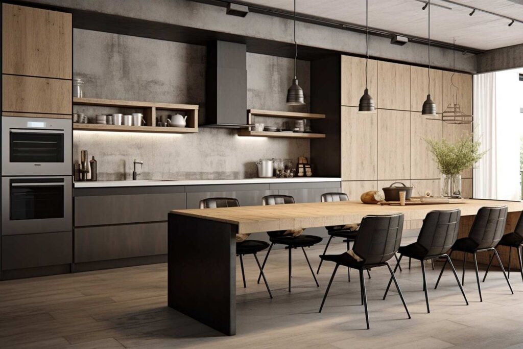 Cocina premium con diseño contemporáneo y materiales de alta calidad