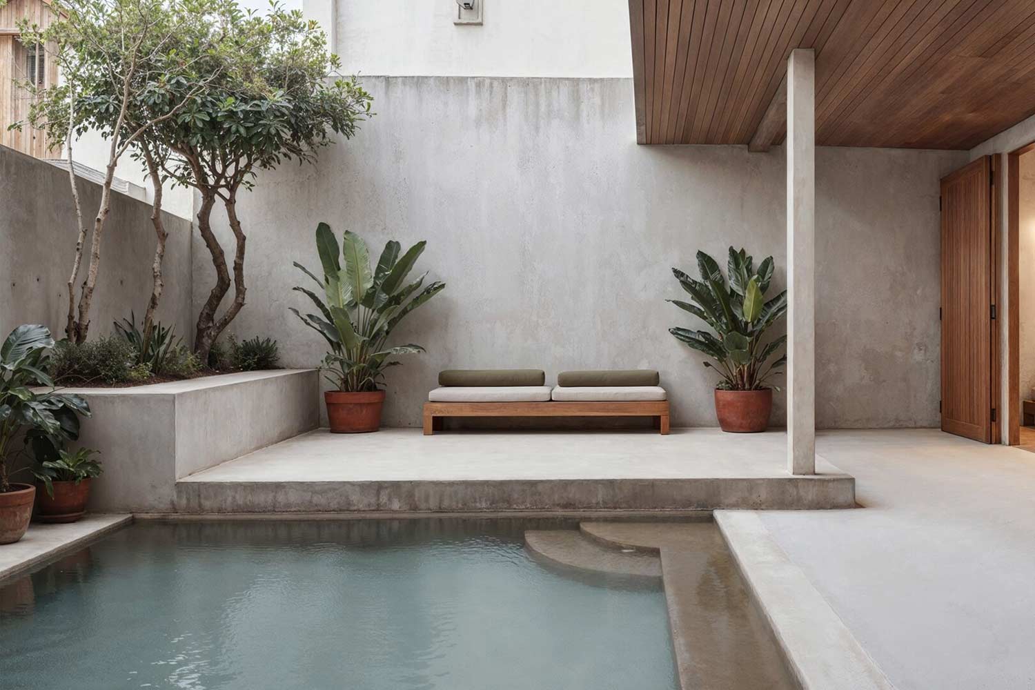 Espacio exterior integrado al diseño arquitectónico de la vivienda Espacio exterior integrado al diseño arquitectónico de la vivienda
